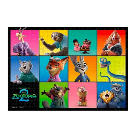 Jigsaw Puzzle Ensemble Zootopia (film 'Zootopia 2') (500 Pieces)