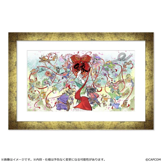 Capcom [Okami 20th Anniversary Art] Framed Character Fine Graph