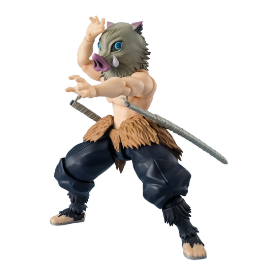 Bandai S.H. Figuarts Inosuke Hashibira Figure (Demon Slayer: Kimetsu no Yaiba)