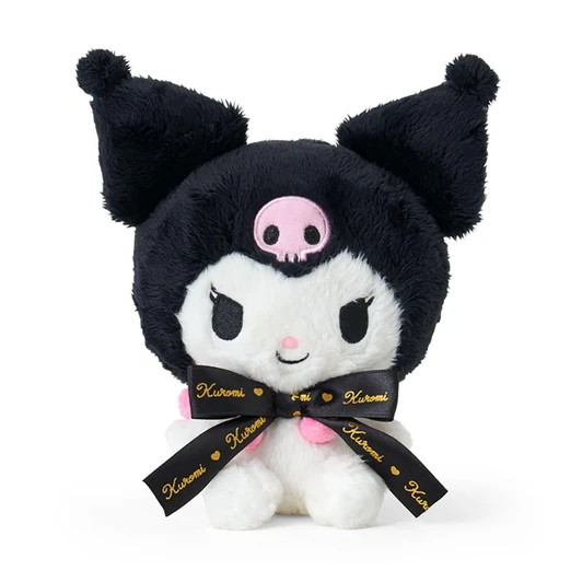 Sanrio Kuromi Plush Toy (Character Award Second Edition Logo Ribbon) 747408