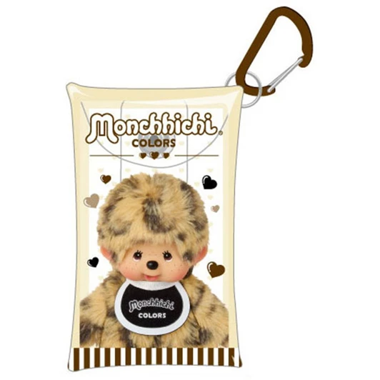 HASEPRO Monchhichi Colors Multi Clear Case 2 Leopard Print