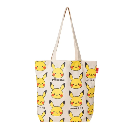 Pokemon Center Original Monpoke Rootote Cotton Tote Yellow