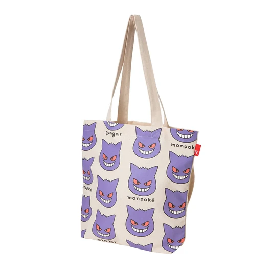 Pokemon Center Original Monpoke Rootote Cotton Tote Purple