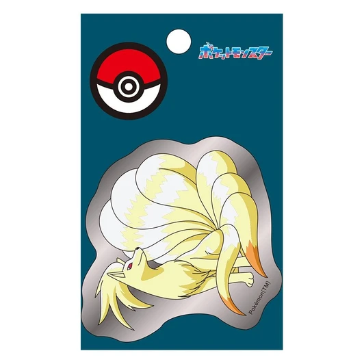 Pokemon Center Original Silver Sticker Ninetales