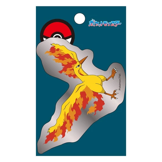 Pokemon Center Original Silver Sticker Moltres