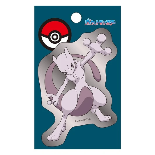 Pokemon Center Original Silver Sticker Mewtwo