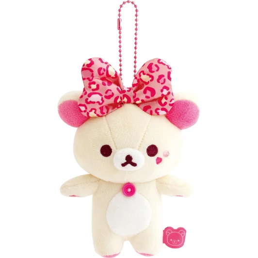San-x Rilakkuma Rilakkuma Hanging Plush Toy Leopard Print Medium V75801