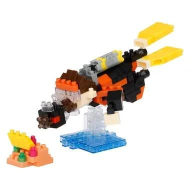  Kawada NBC 410 Nanoblock Scuba Diving 