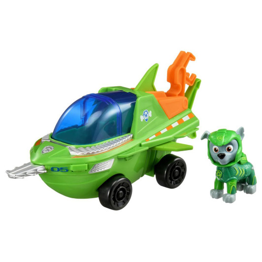 Takara Tomy Paw Patrol Basic Vehicle Rocky Aqua Sawfish