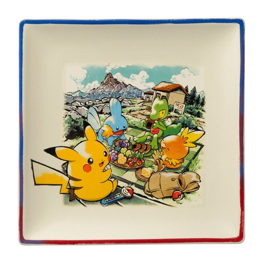 Pokemon Center Original Square Plate Pokemon Timeless Adventure