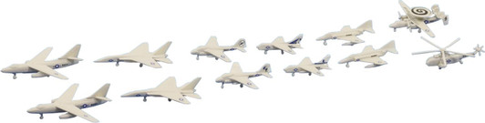 Pit-Road 1/700 SPT Series Modern American Carrier Aircraft Set Plastic Model SPT01 Airplane