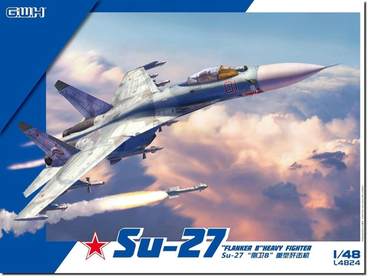 Great Wall Hobby Su-27 Flanker B Model Kit L4824 Airplane