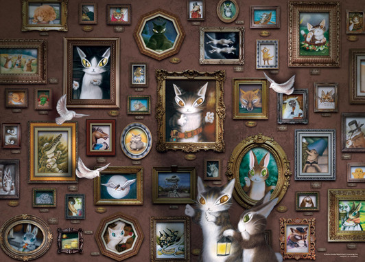 Jigsaw Puzzle - Made In Japan Wachifield Night Of Tashiru Enitto Museum 05- Request Postcard Included (500 Pieces)