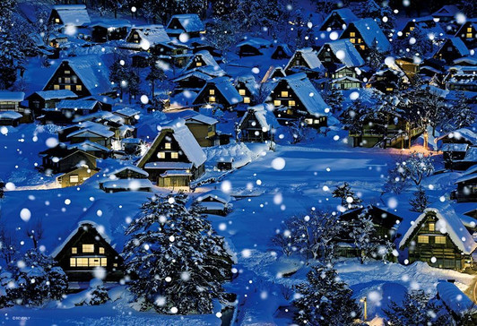Jigsaw Puzzle - Made In Japan Beverly Winter Shirakawa Go (300 Pieces)