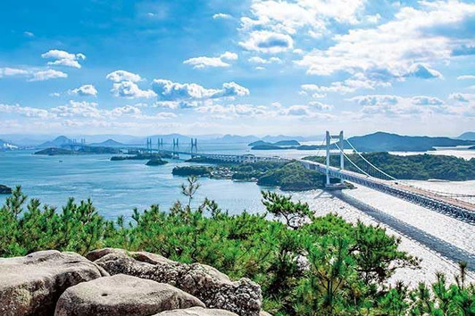 Jigsaw Puzzle - View Of The Seto Ohashi Bridge From Washuzan Okayama Prefecture Made In Japan Japanese Scenery (1000 Pieces)