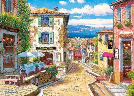 Jigsaw Puzzle - Rendezvous In Nice Made In Japan Sam Park (500 Pieces)