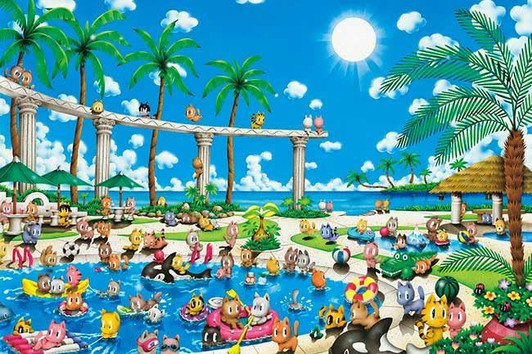 Jigsaw Puzzle - Sun! Sun! Cats Made In Japan Hideki Yoshioka (1000 Pieces)