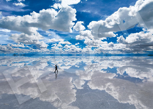 Jigsaw Puzzle - Uyuni Salt Flats Bolivia Super Small Pieces (2000 Pieces)