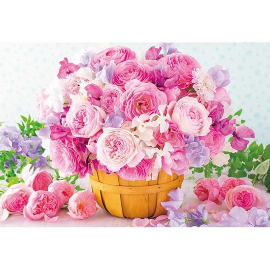 Jigsaw Puzzle - Sugar Pink Large Pieces Brain Training Educational Made In Japan (88 Pieces)