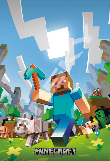 Jigsaw Puzzle - Minecraft Steve'S Adventure Pieces