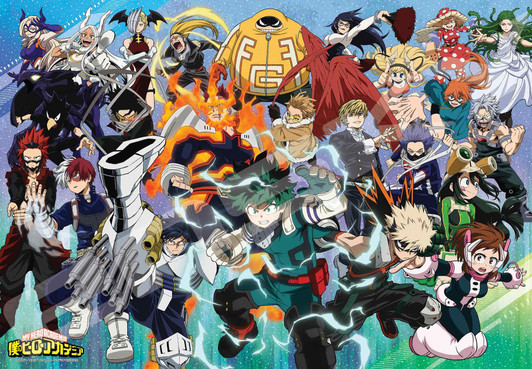 Jigsaw Puzzle - TV Anime My Hero Academia U A Students And Pro Heroes 1000T-351 (1000 Pieces)