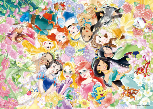 Jigsaw Puzzle - Disney Puzzle Decoration Collage Floral Dream With (500 Pieces)