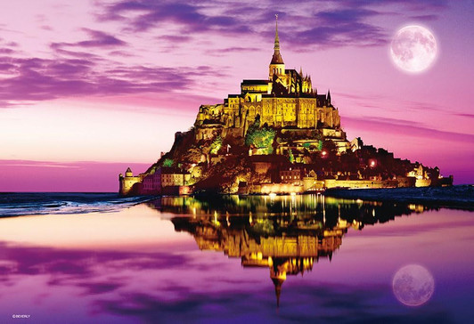 Jigsaw Puzzle - Made In Japan Beverly Piece Mont Saint Michel Abbey Floating On The Sea 1000M-015