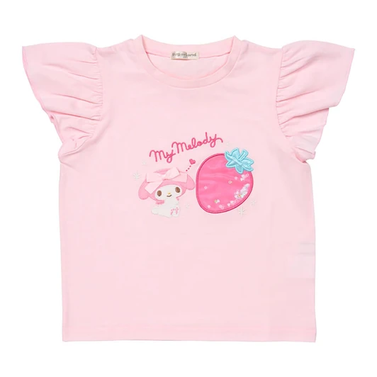 Sanrio My Melody Kids Short Sleeve T Shirt Name Space Included 902454