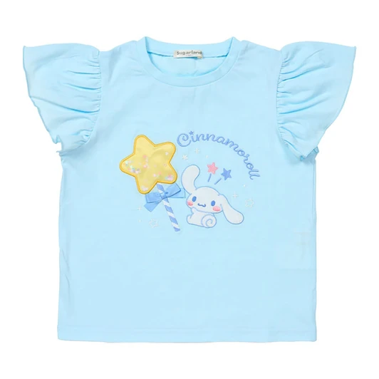 Sanrio Cinnamoroll Kids Short Sleeve T Shirt Name Space Included 902560