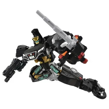 Takara Tomy Tomica Job Braver TJBDX Unite Police Braver Zero Unmarked Patrol Car And Black Motorcycle Combination Set