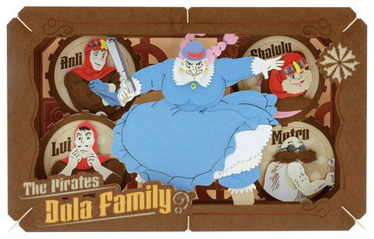 Ensky PT-L50 Laputa Castle In The Sky Air Pirates The Dola Family Paper Theater