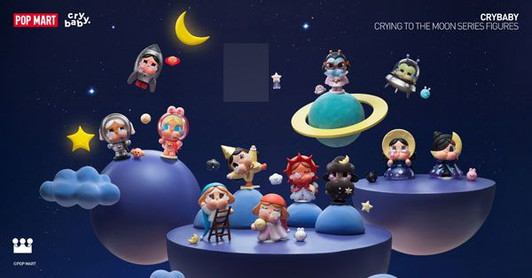 Crybaby Crying To The Moon Series Full Box (12pcs) Popmart