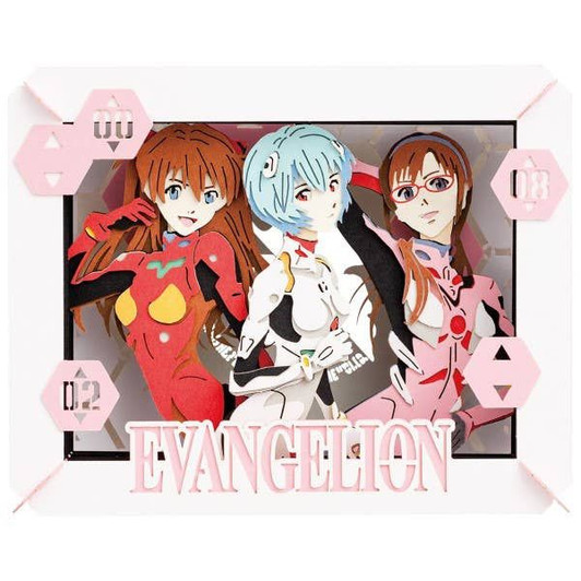 Ensky PT-155X Evangelion: Rei, Asuka, Mari [Renewal] Paper Theater