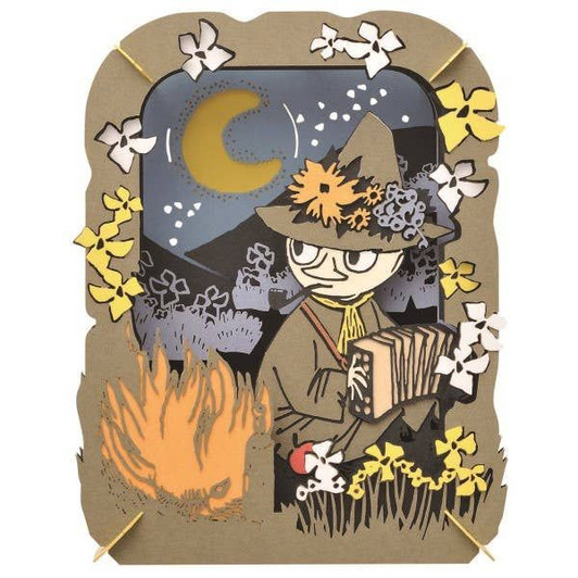 Ensky PT-081N Moomin Snufkin In The Moonlit Night Paper Theater