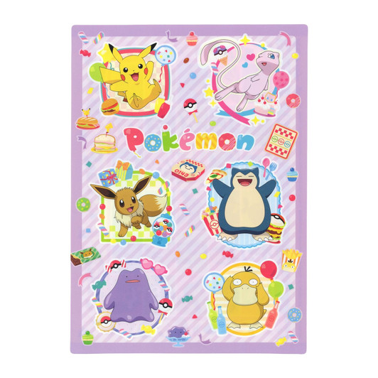 Pokemon Center Original Desk Sheet Happy Festival Series