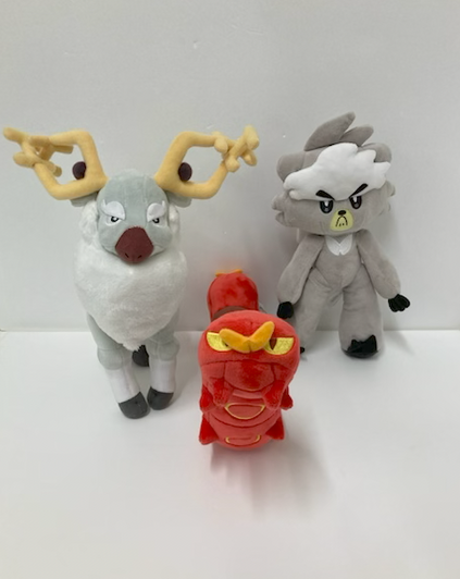 Pokemon Center Original OUTLET SALE!! - Pokemon Center Original Plush Doll Wyrdeer | Sizzlipede | Kubfu Set (3pcs)