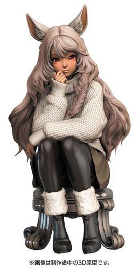 Hasegawa 1/12 Animal Ears Gyaru "miya" Resin Kit