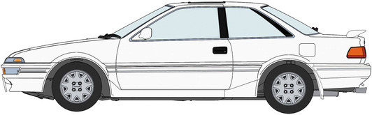 Hasegawa 1/24 Toyota Sprinter Trueno AE92 GT APEX Early Model (1987) Plastic Model