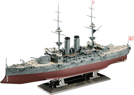 Hasegawa 1/350 IJN Battleship Mikasa The Battle of Yellow Sea w/ Wooden Deck Plastic Model