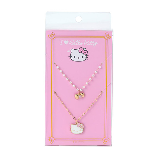 Sanrio Other I Love Hello Kitty Two-Piece Necklace Set Pink 924245