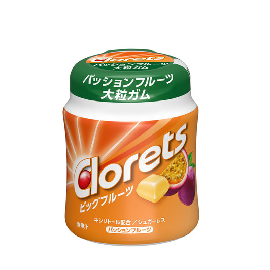 Mondelez Clorets Big Fruits Passion Fruit Bottle
