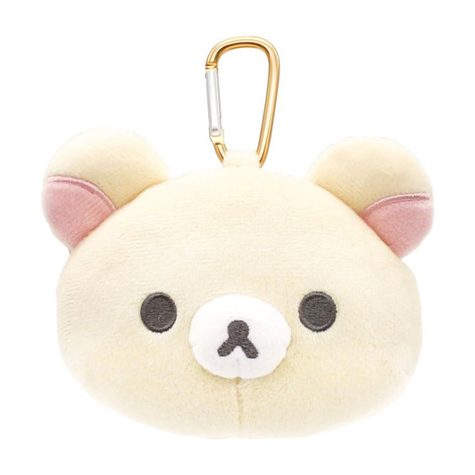 T's Factory Rilakkuma Carabiner Attached Plush Zipper MC Korilakkuma