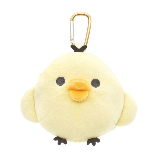 T's Factory Rilakkuma Plush Zipper Mascot With Carabiner Kiiroitori