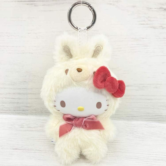 Nakajima Sanrio Fine Face Mini Latte Bunny Hello Kitty