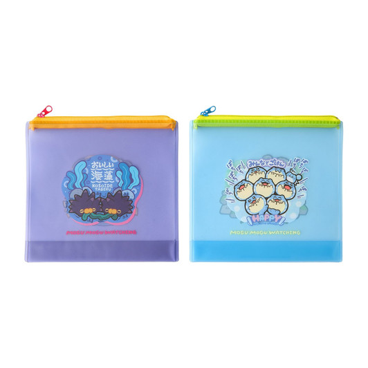 Pokemon Center Original Clear Pouch 2-Piece Set Mogumogu Watching! Graveler Spheal Cofagrigus Pincurchin