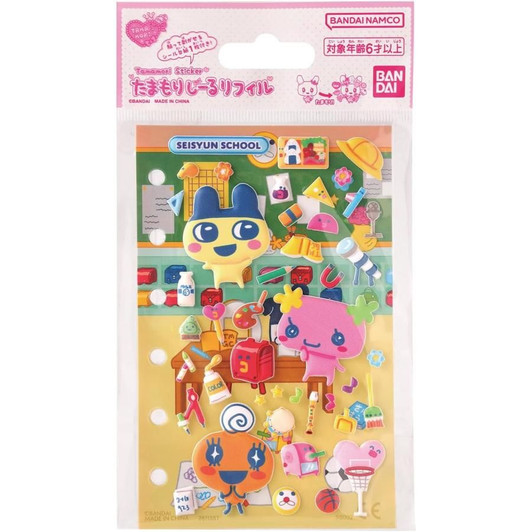 Bandai Tamagotchi Tamamori Sticker Seishun School Life Sticker Set