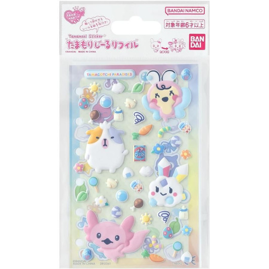 Bandai Tamagotchi Tamamori Sticker Paradise Ver. 3 Sticker Set