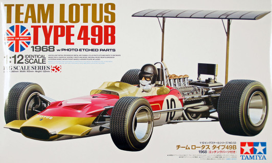 Tamiya 12053 Team Lotus Type 49B 1968 with Photo Etched Parts 1/12 Scale Kit