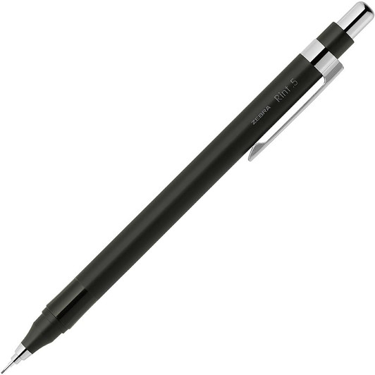 Zebra Mechanical Pencil Rint Black P-MA130-BK