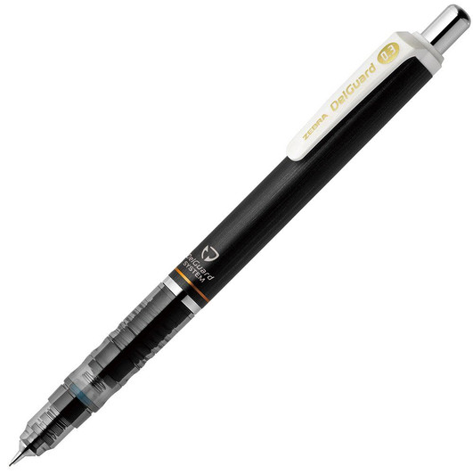 Zebra Mechanical Pencil DelGuard 0.3 Black P-MAS85-BK
